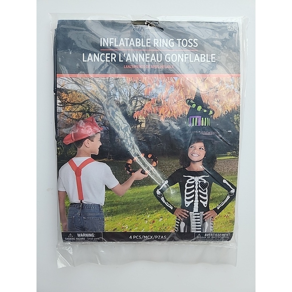Inflatable Witch Hat Ring Toss Halloween Game Party‎ Kids NIP